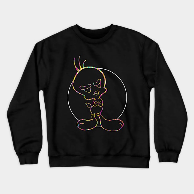 Psychedelic chick Crewneck Sweatshirt by Kakescribble